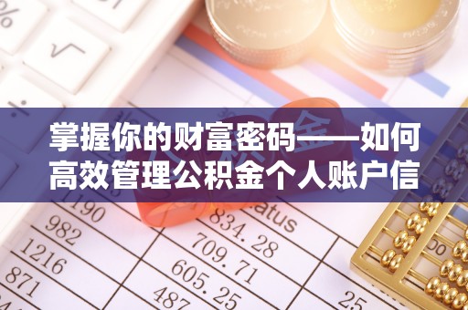二水掌握你的财富密码——如何高效管理公积金个人账户信息