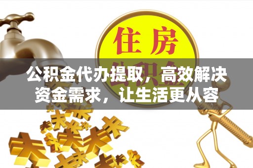 二水公积金代办提取，高效解决资金需求，让生活更从容