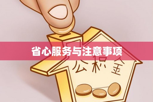 二水省心服务与注意事项