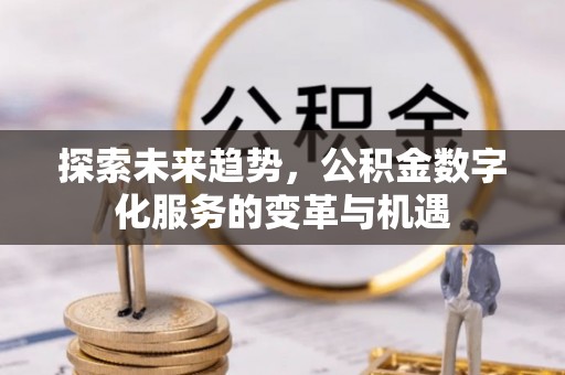 二水探索未来趋势，公积金数字化服务的变革与机遇