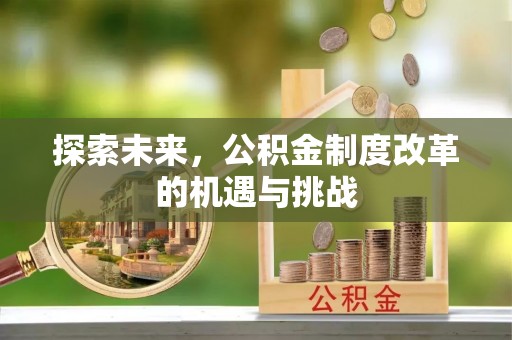 二水探索未来，公积金制度改革的机遇与挑战