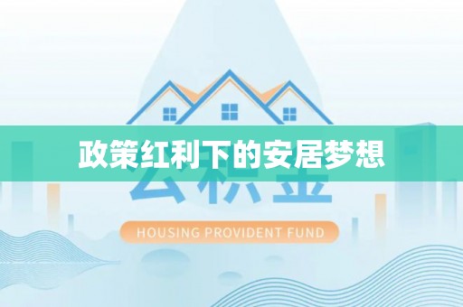 二水政策红利下的安居梦想