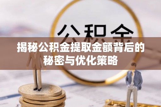 二水揭秘公积金提取金额背后的秘密与优化策略