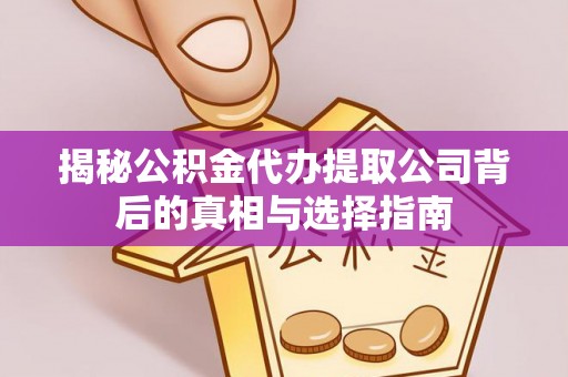 二水揭秘公积金代办提取公司背后的真相与选择指南