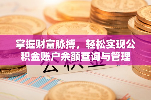 二水掌握财富脉搏，轻松实现公积金账户余额查询与管理