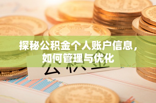 二水探秘公积金个人账户信息，如何管理与优化