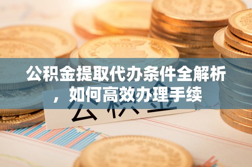 二水公积金提取代办条件全解析，如何高效办理手续