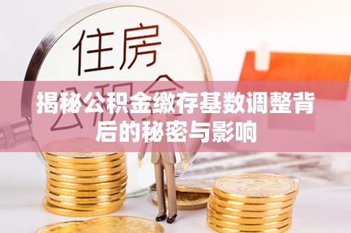 二水揭秘公积金缴存基数调整背后的秘密与影响