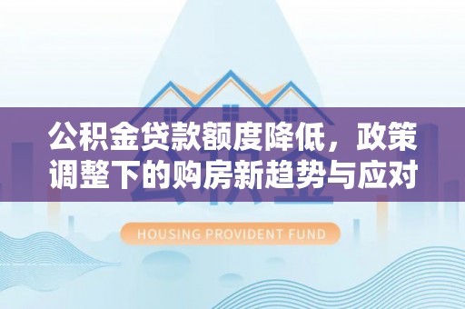 二水公积金贷款额度降低，政策调整下的购房新趋势与应对策略