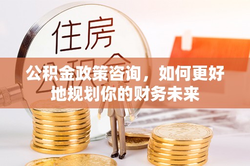 二水公积金政策咨询，如何更好地规划你的财务未来