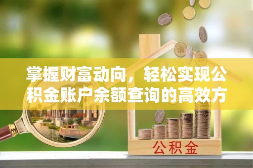 二水掌握财富动向，轻松实现公积金账户余额查询的高效方式