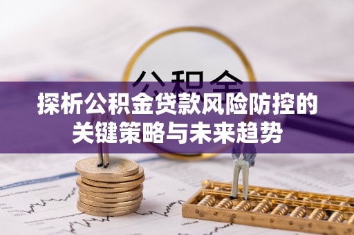 二水探析公积金贷款风险防控的关键策略与未来趋势