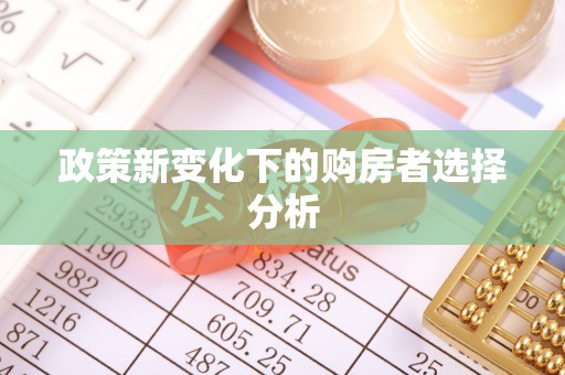 二水政策新变化下的购房者选择分析
