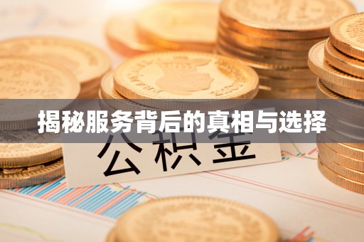 二水揭秘服务背后的真相与选择