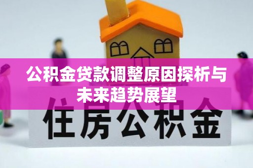 二水公积金贷款调整原因探析与未来趋势展望