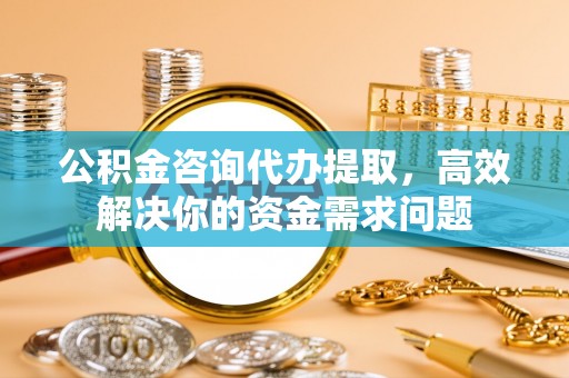 二水公积金咨询代办提取，高效解决你的资金需求问题
