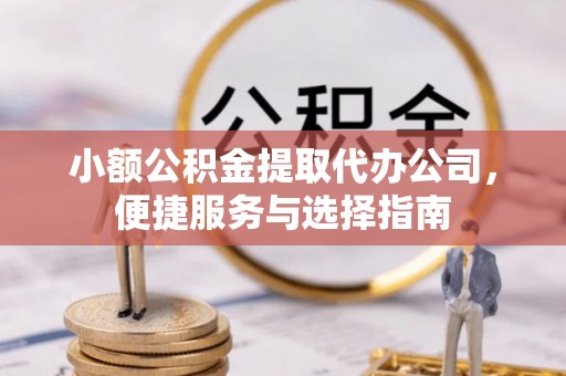 二水小额公积金提取代办公司，便捷服务与选择指南