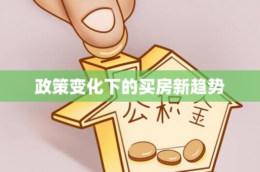 二水政策变化下的买房新趋势