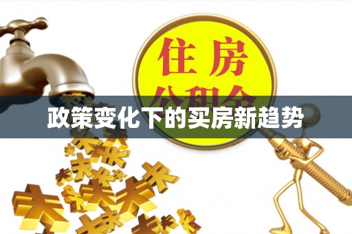 二水政策变化下的买房新趋势