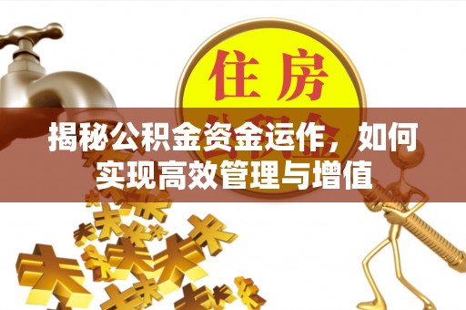 二水揭秘公积金资金运作，如何实现高效管理与增值