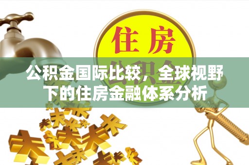 二水公积金国际比较，全球视野下的住房金融体系分析